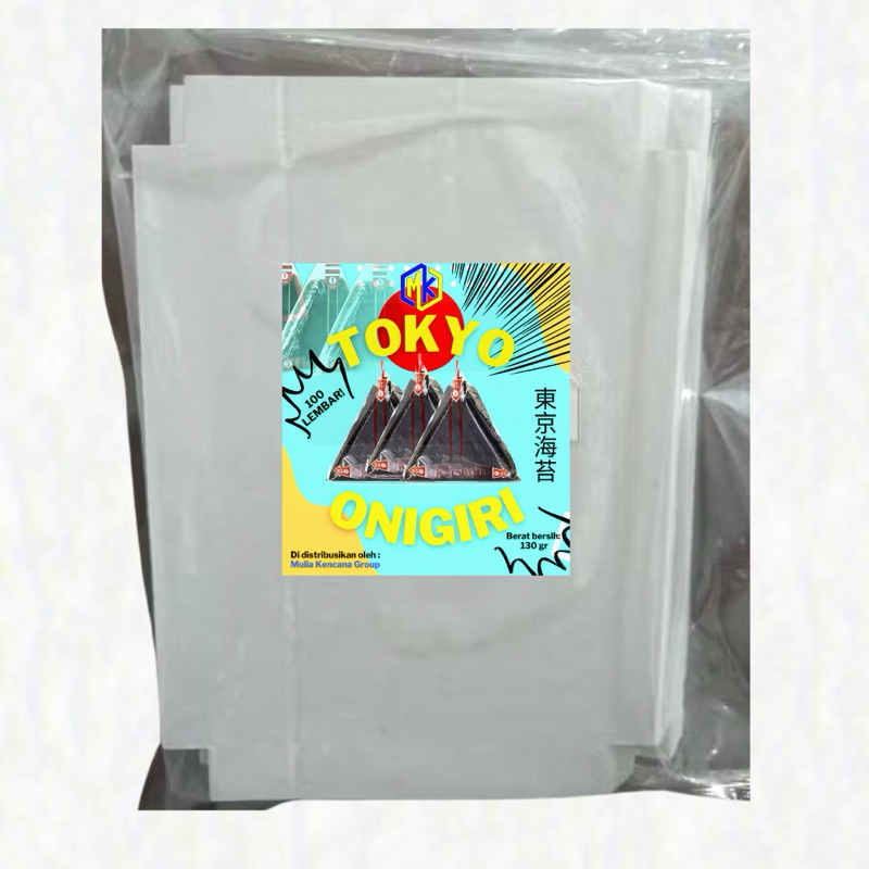 

ONIGIRI TOKYO GRADE B 100 LEMBAR / NORI TRIANGLE TERMURAH / HALAL