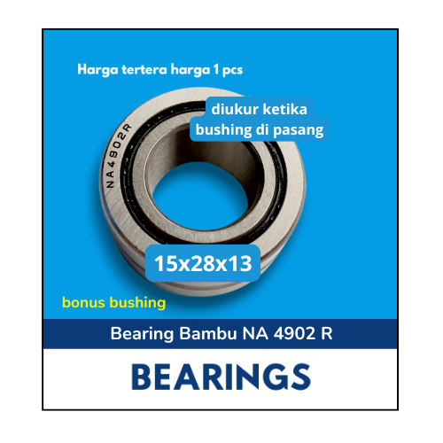 Bearing Bambu NA 4902R N*N Japan Needle Bering NA4902R