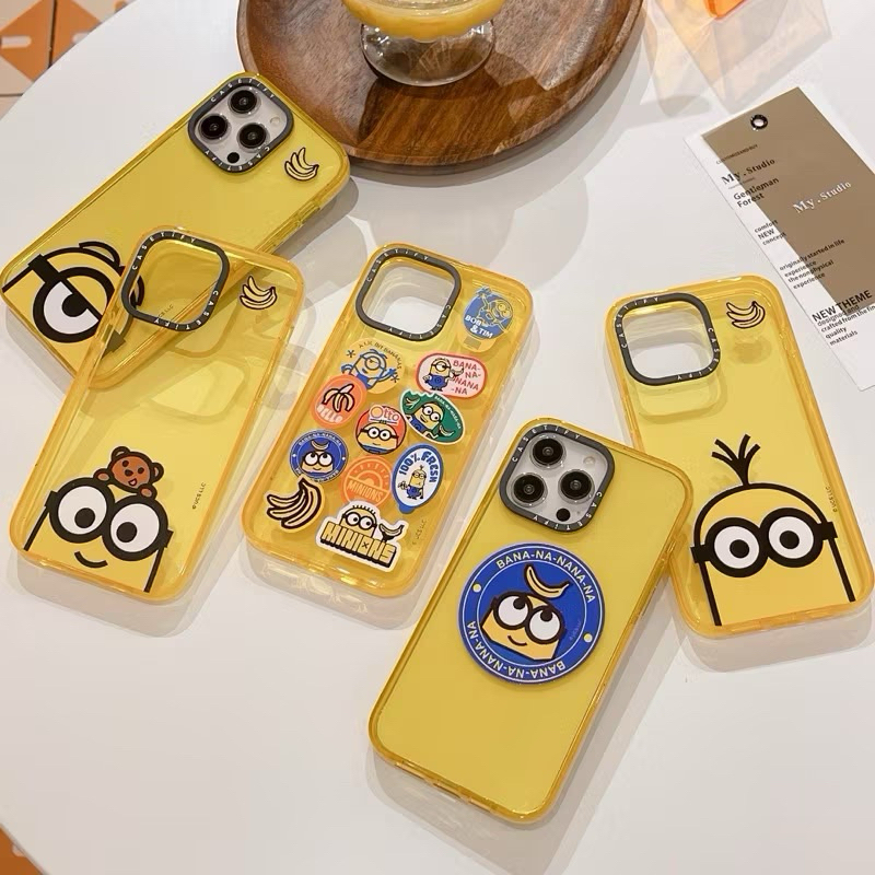 CASING CASETIFY TPU CANTIK MINIONS BANANA IPHONE 16 16PRO 16PROMAX 15 15PRO 15PROMAX 14 14PRO 14PROM