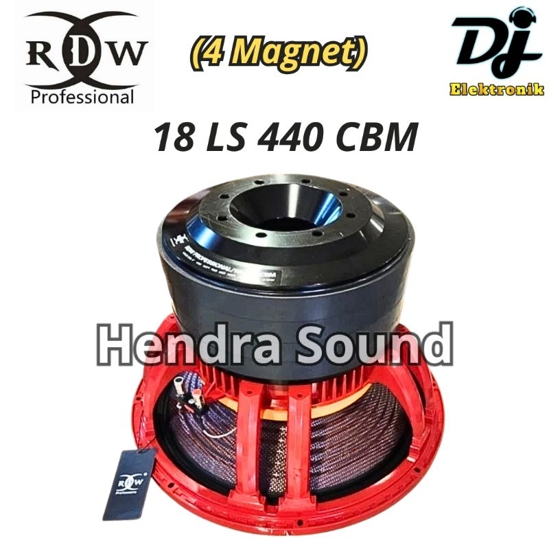 RDW ● 18 LS 440 CBM / 18 LS440 CBM - Speaker Komponen (18 inch)