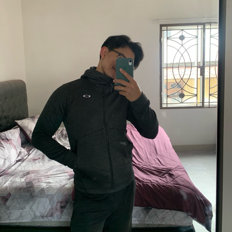 Jaket Hoodie Oakley Hexagon Second