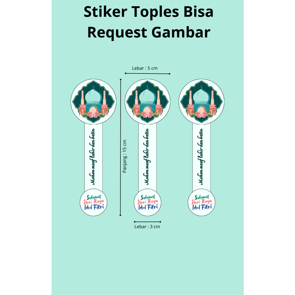 

Stiker Label Toples Murah Bisa Request Gambar