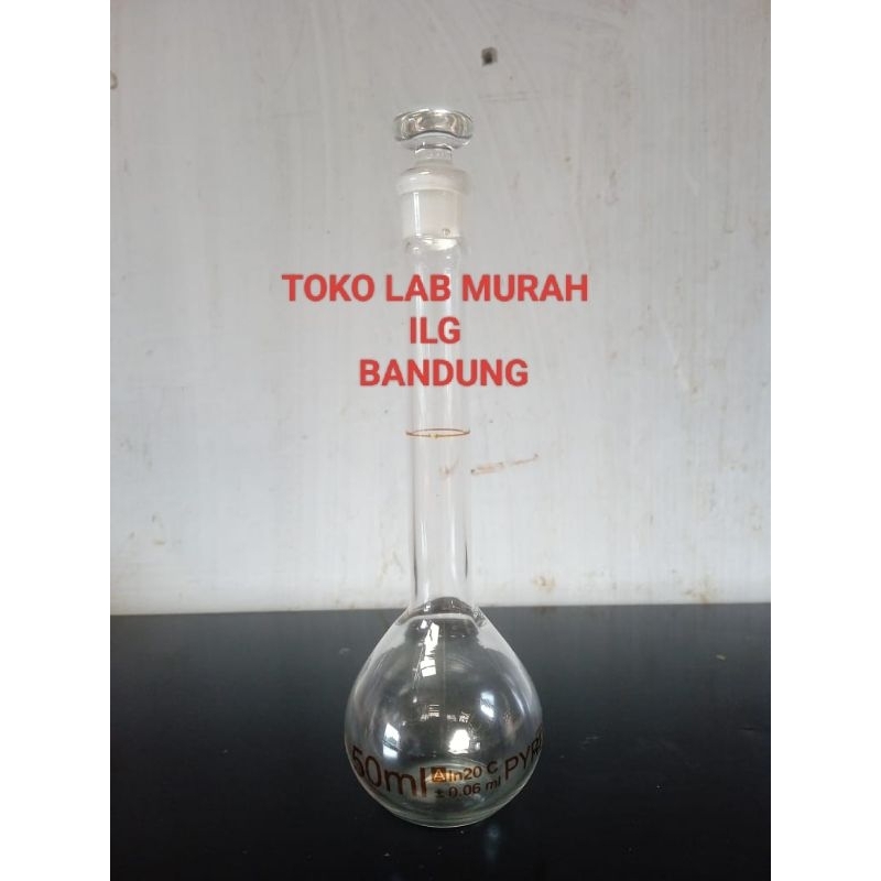 labu ukur 50ml pyrex grade A