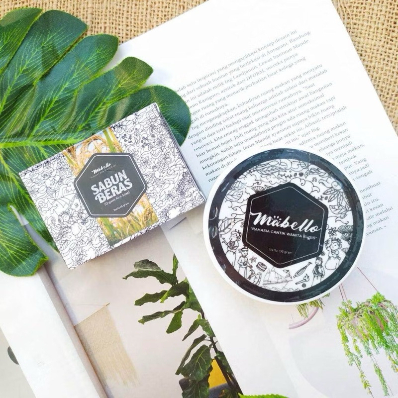 MABELLO BEDDA LOTONG - LULUR BADAN MABELLO LULUR HITAM 100GR