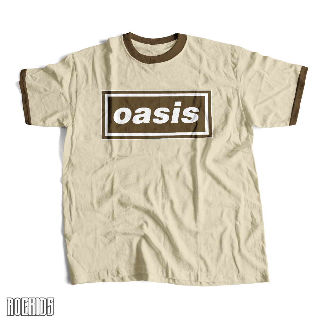 oasis - ringer tee - kaos dewasa dan anak oasis - kaos oasis - kaos oasis anak - tshirt oasis -oasis