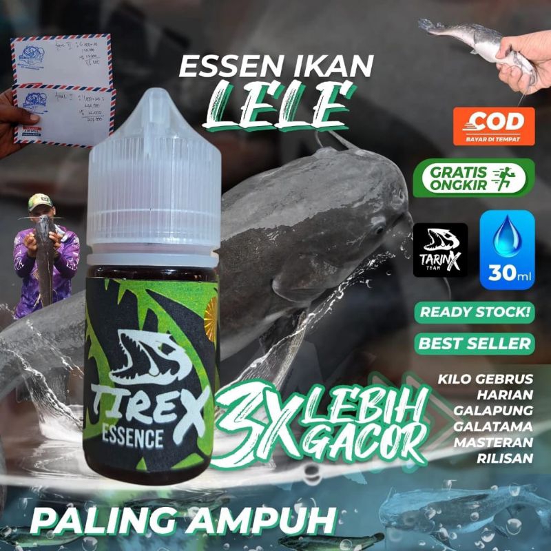 Essen Tirex Ikan Lele Aroma Daging/Bulus/Blenok Paling Gacor Galatama Babon Super Galak Essen Super 