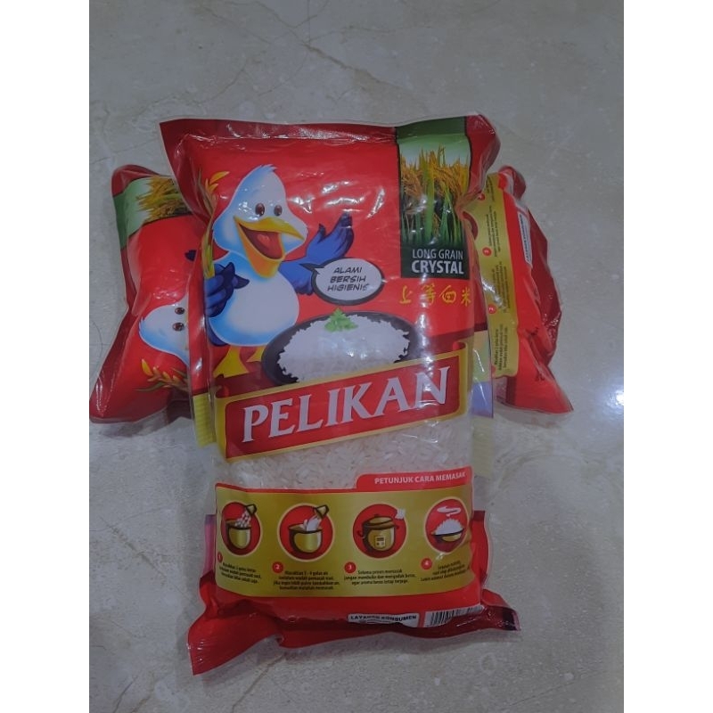 

Beras Pelikan 1 Kg, Beras Premium, Beras Pulen. ORIGINAL