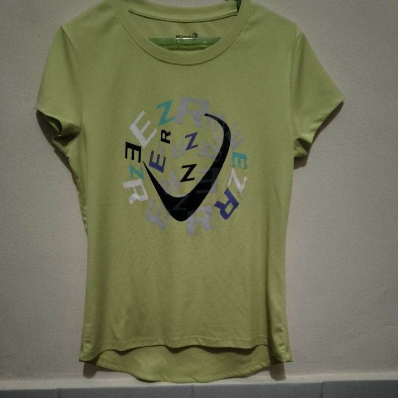 Kaos olahraga wanita merek Enzoro, original, prelolived