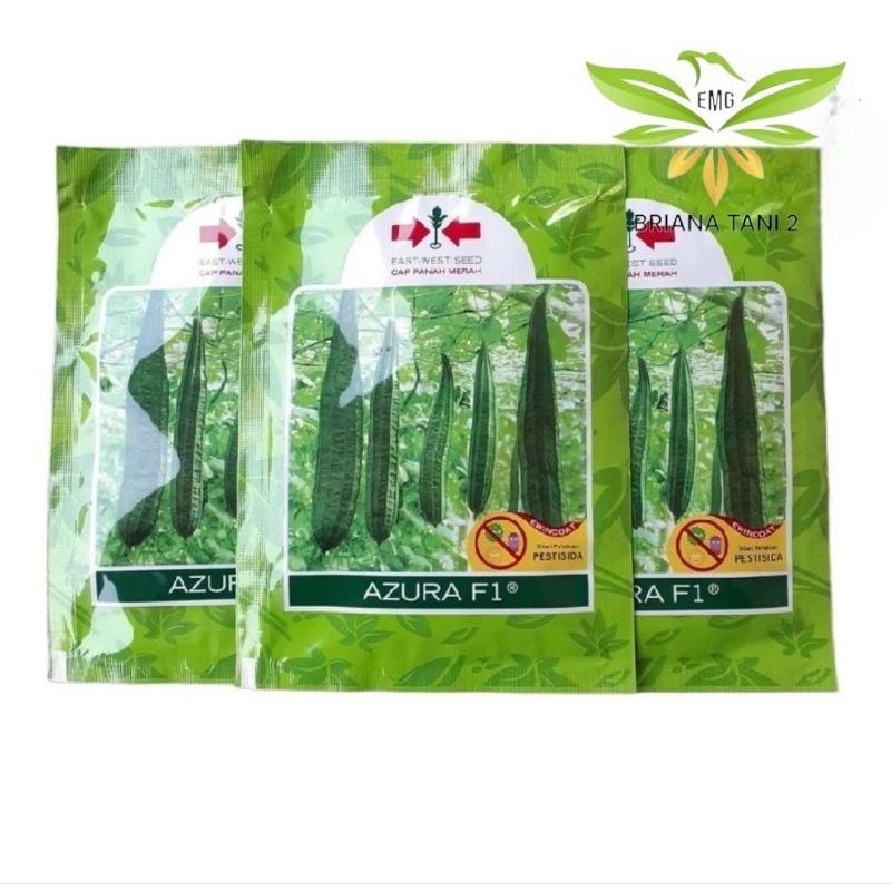 Azura 75 Butir Benih Oyong Gambas Panah Merah Hokian