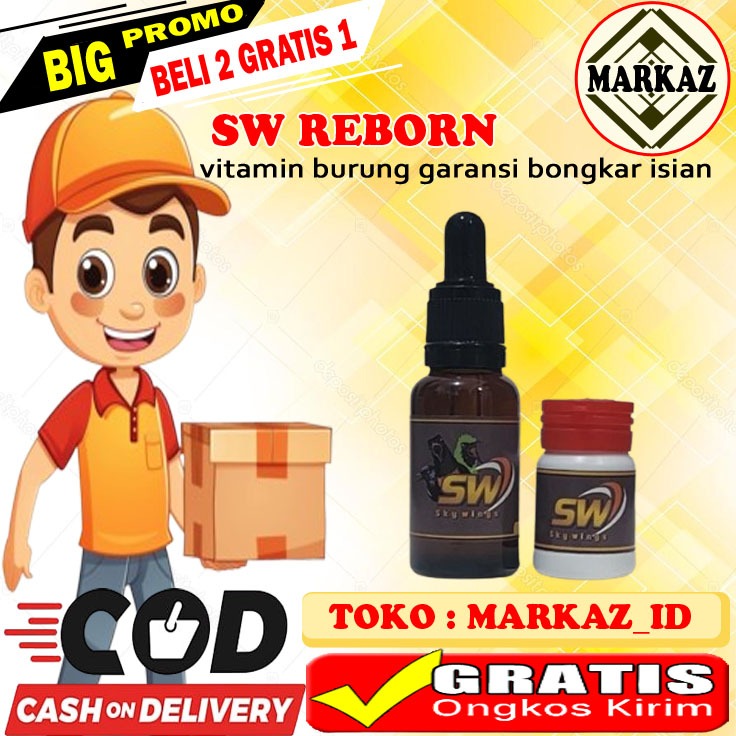 SW SKYWINGS REBORN skwings cair vitamin burung