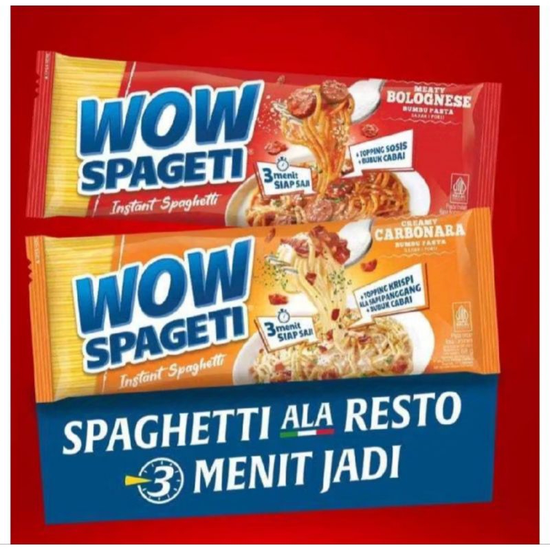 

WOW Spaghetti Bolognese Carbonara 3pcs