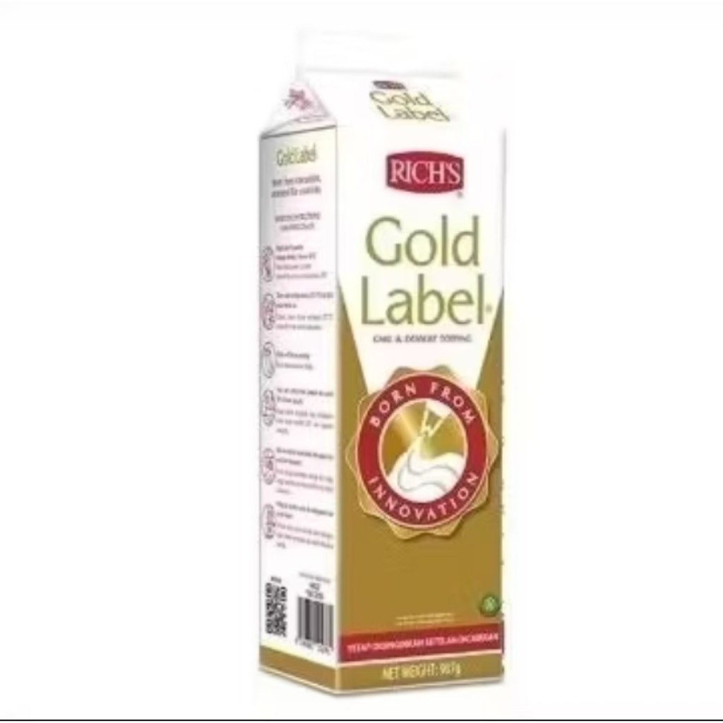 

RICH GOLD LABEL 907 GR / RICH GOLD LABEL WHIPPING CREAM 907 GR