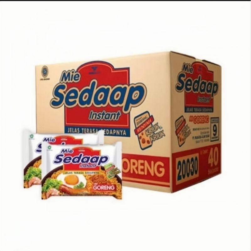 

MIE SEDAP 1 KARDUS ISI 40 PCS