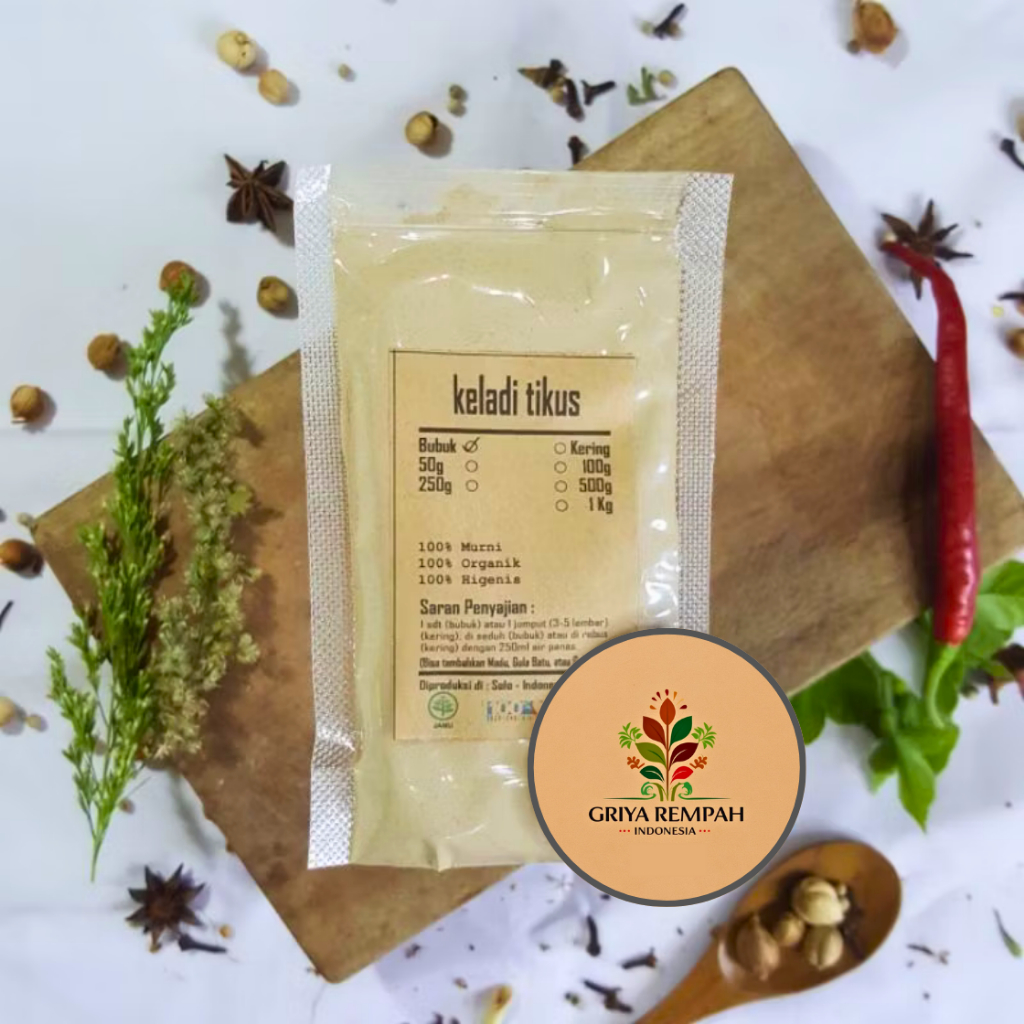 

KELADI TIKUS BUBUK 1 KG Bira Kecil Rempah Herbal Alami Simplisia untuk Kesehatan & Ramuan Jamu Kering Tradisional Typhonium flagelliforme Kladi Talas kuning