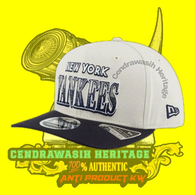New Era 9Fifty Snapback Of Pcv League Retro Neyyan Ivory Original