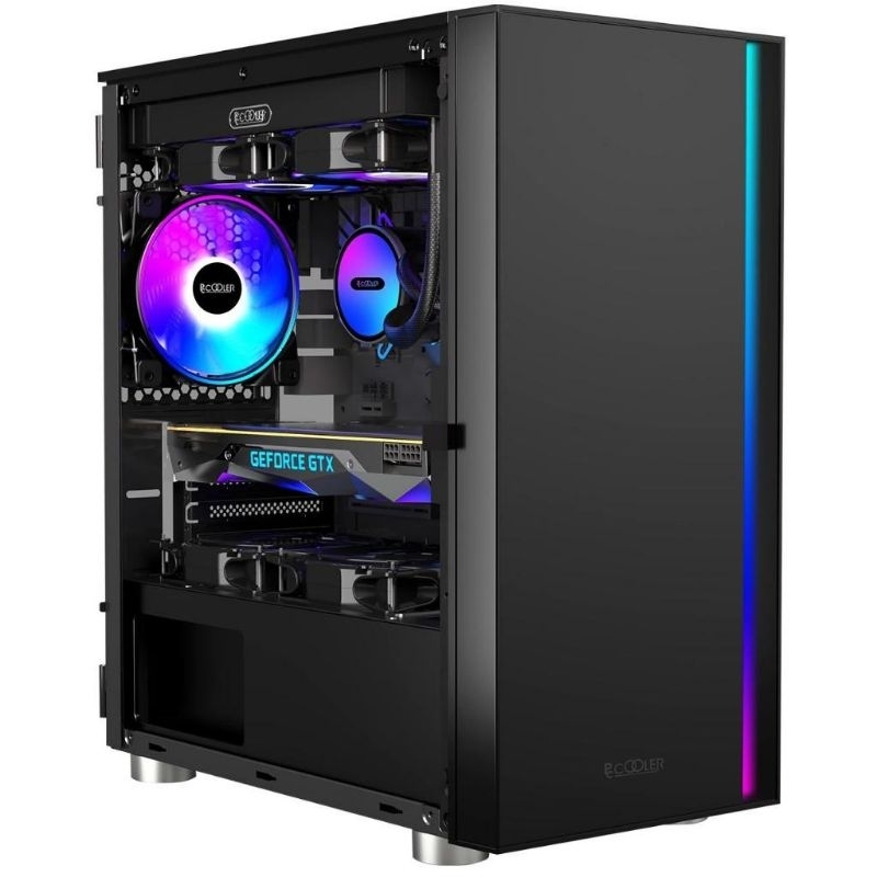 PCCooler LM300 ARGB / Casing PC / PC Gaming / M-Atx