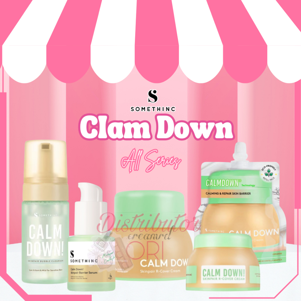 SOMETHINC SKINPAIR BARRIER |  SOMETHINC Calm Down! Skinpair | SERUM |CREAM| CLEANSER