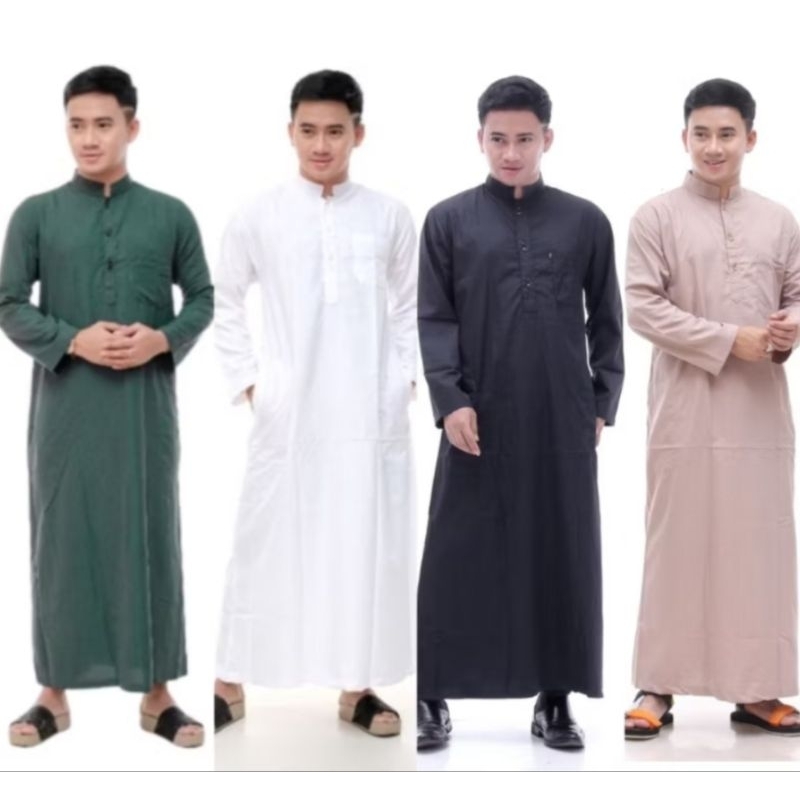JUBAH PRIA /jubah arab/jubah muslim pria/baju lebaran