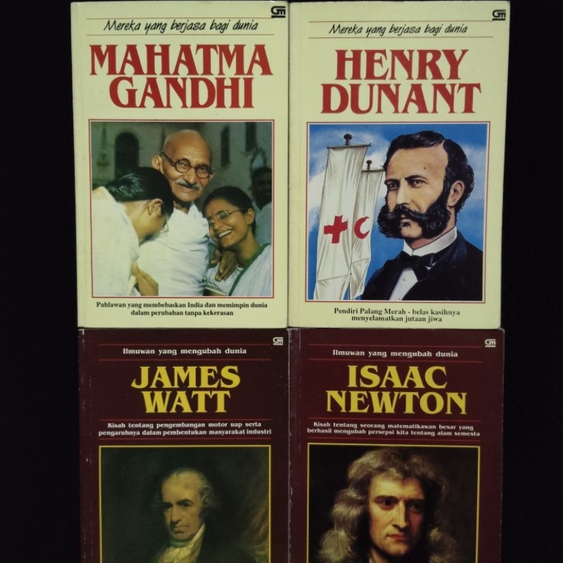 Buku Original • Ilmuwan dan Tokoh Penemu Yang Mengubah Dunia / JAMES WATT / ISAAC NEWTON / HENRY DUN