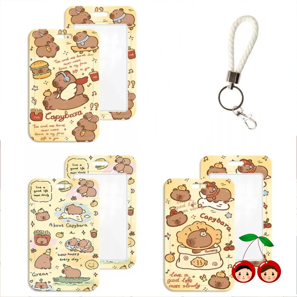 

Photocard ID Card Holder Cute Capybara