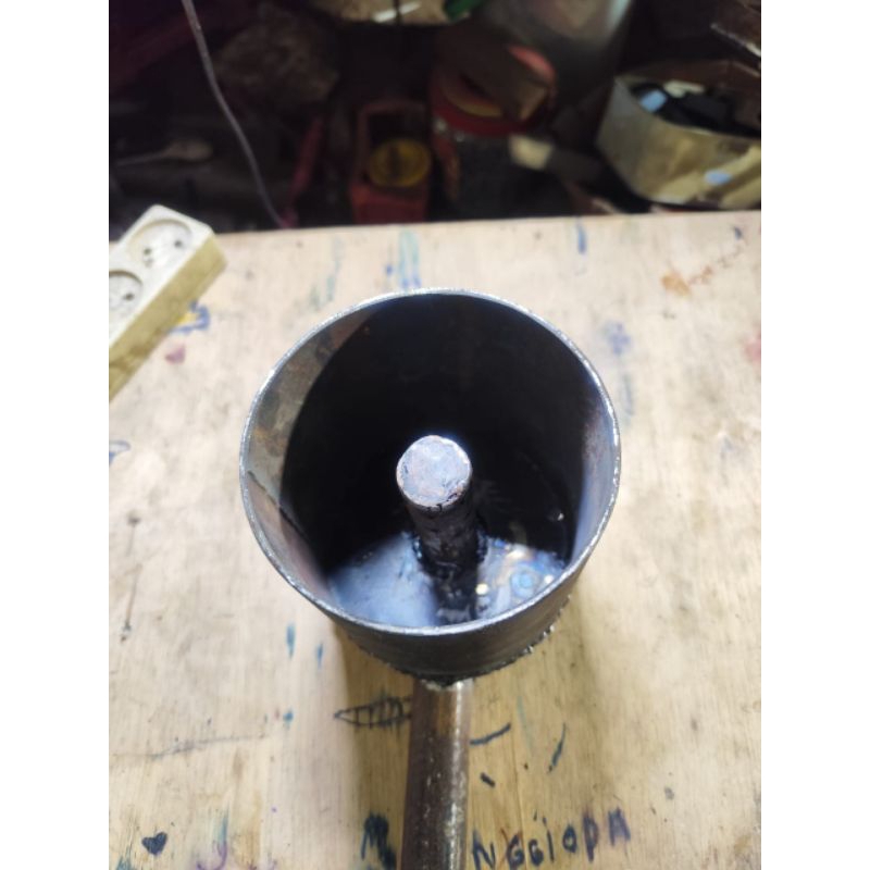 Kompor oli bekas+blower+penampung oli