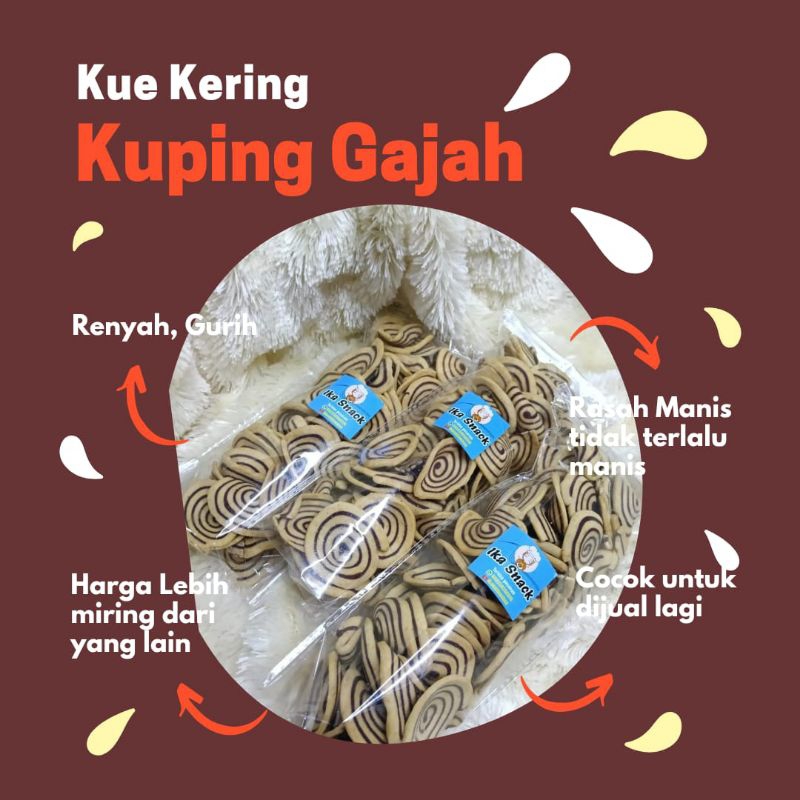 

kuping gajah/telinga gajah jajan jadul 1kg