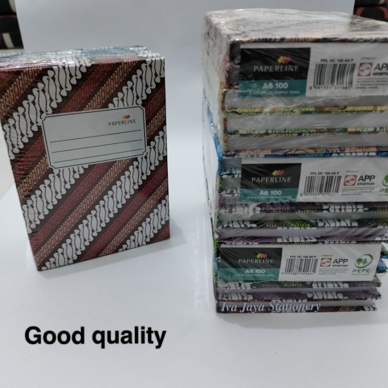 

1 Pak Buku Kecil Oktavo Paperline 100 Lembar (Isi 5 Buku) Buku Catatan Hard Cover PAPERLINE