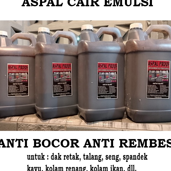 Gratis Aspal cair emulsion anti bocor 5kg