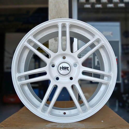 Velg HSR BOON R17 Lebar 7,5 ET45 PUTIH/WHITE Cocok Buat Innova,Ertiga,Hrv,Brv,Civic,Terios,Rush,Crv