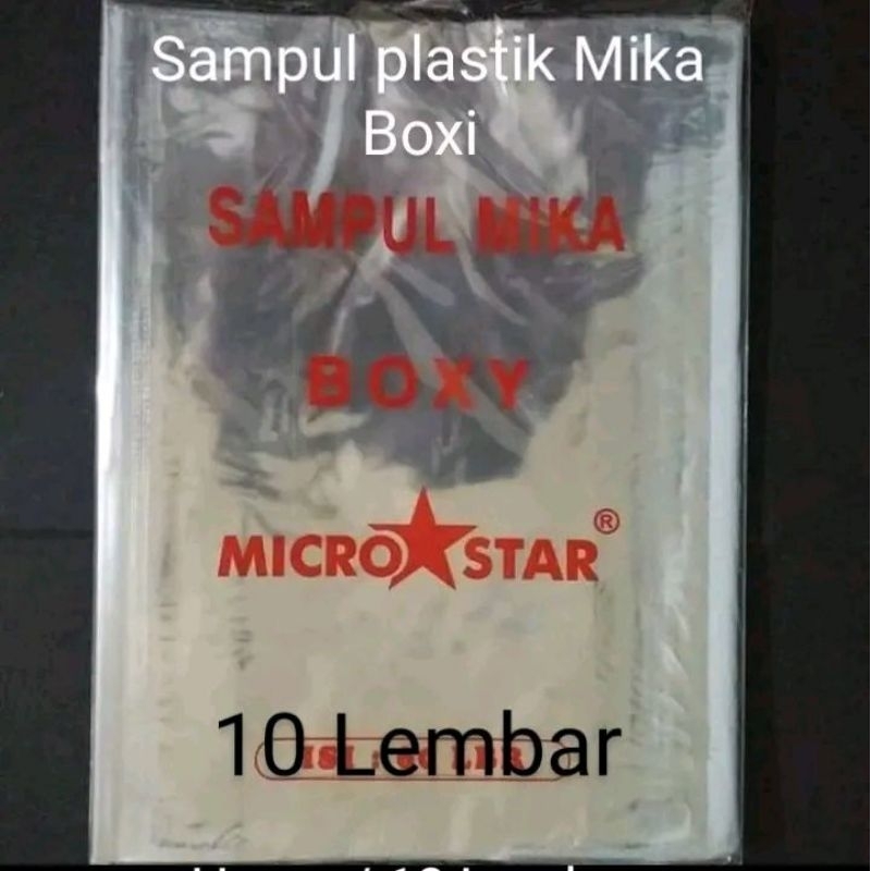 

(10Lembar) Sampul Plastik Mika Boxi Untuk Buku Panjang/Campus Merk Micro Star Stationery