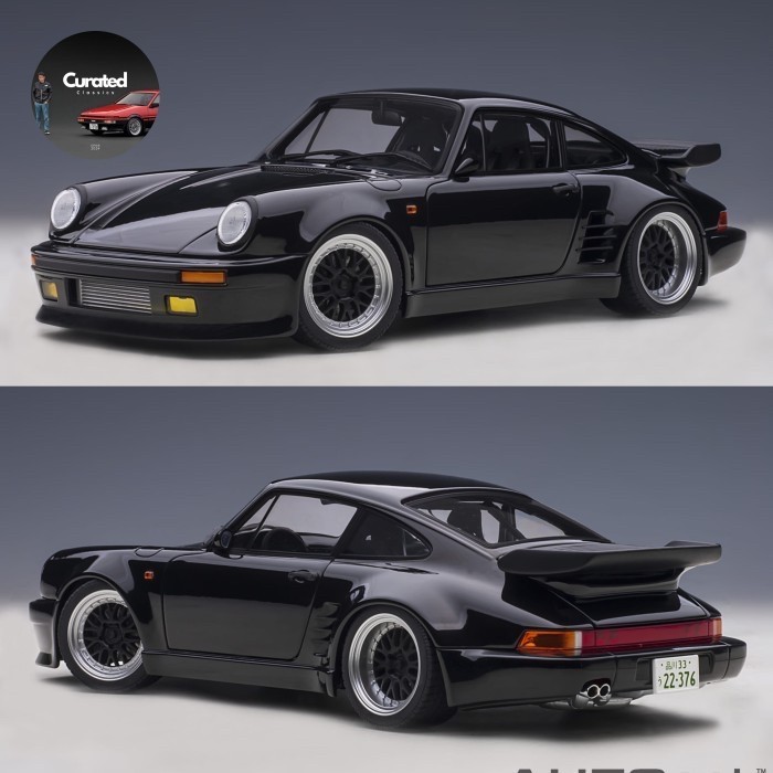 *RARE* AutoArt 1/18 Wangan Midnight Porsche 911 (930) Turbo - “Blackbird” - Maximum Tune