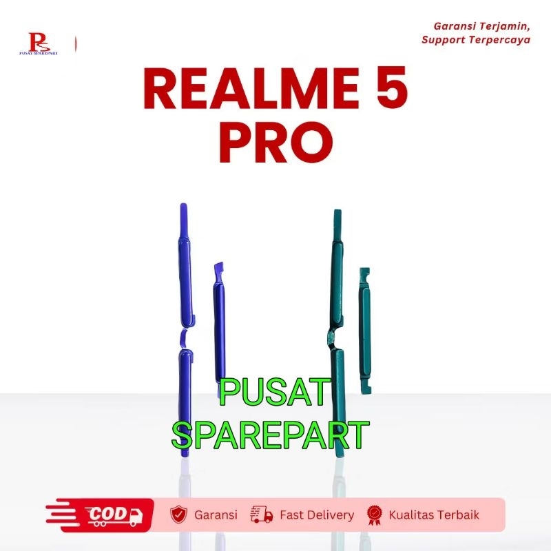 TOMBOL ON OFF + VOLUME REALME 5 PRO TOMBOL ON OFF VOLUME LUAR / TOMBOL POWER
