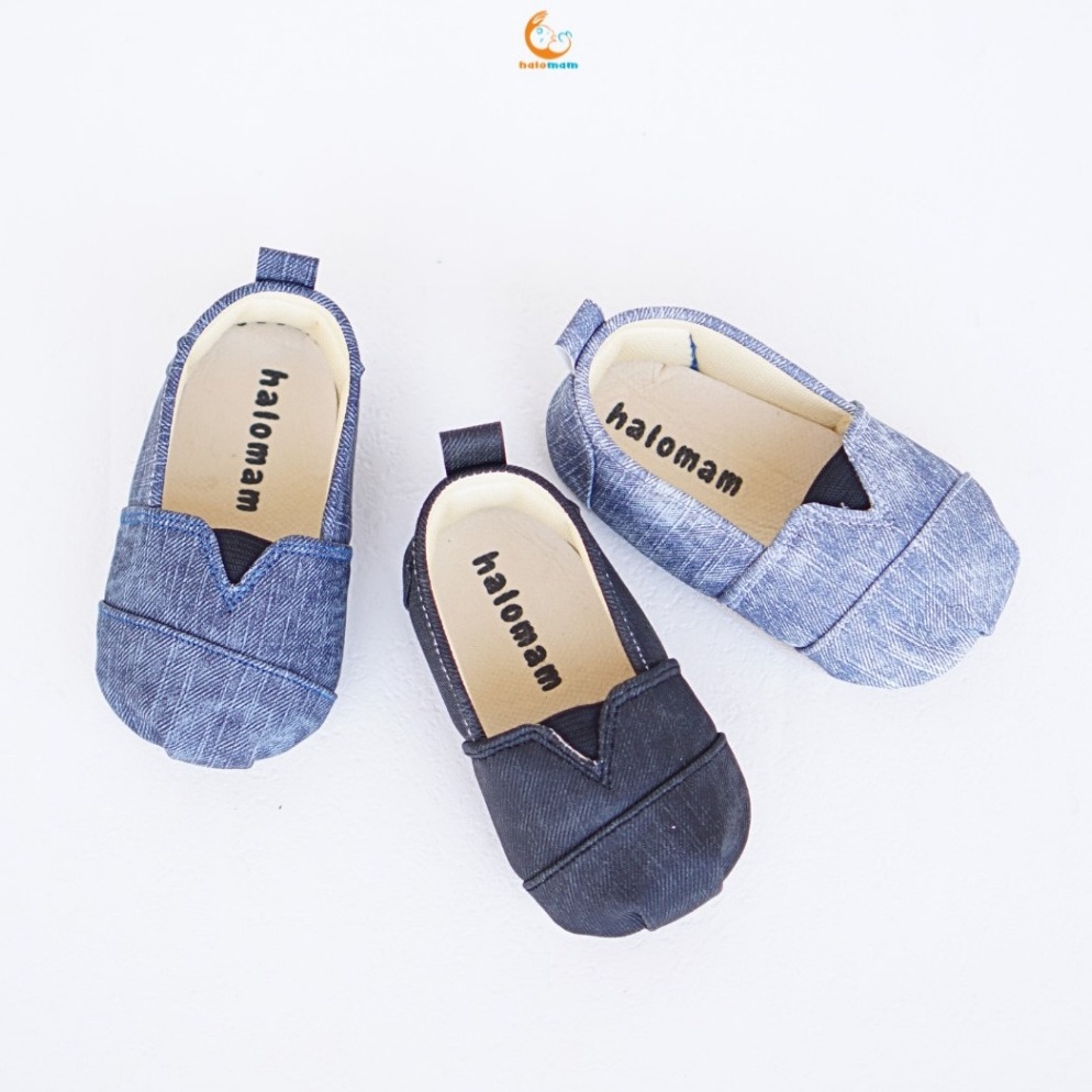 KODE Y88D Halomam  Prewalker Lugano New Jeans Sepatu Bayi Laki  LakiPerempuan Newborn  12 Bulan