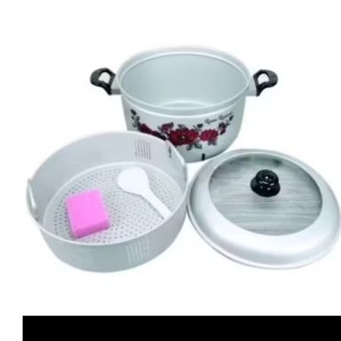 panci dandang Maspion langseng pancaguna steamer pancaguna Maspion tutup kaca