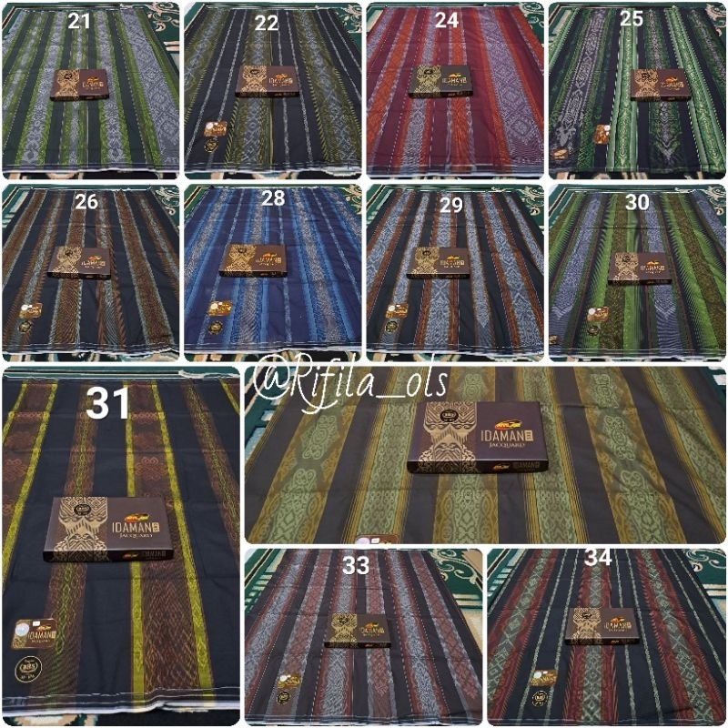 SARUNG ATLAS IDAMAN JACQUARD / JAGUARD 590