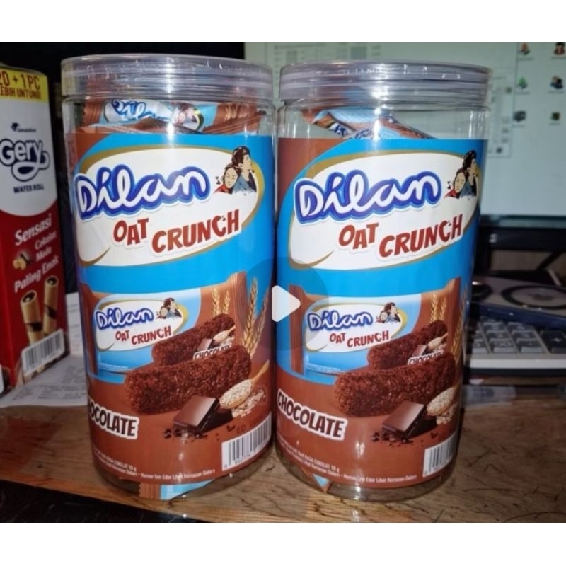 

KUE LEBARAN Dilan snack oat crunchy coklat