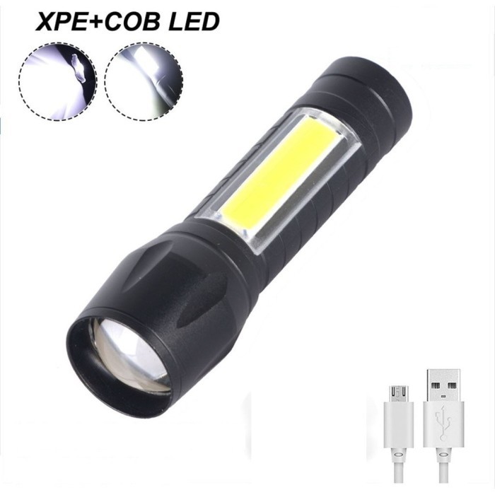 Lampu Senter Swat XPE 511 / Senter Swat Mini LED Zoom Super Terang Swat Flashlight