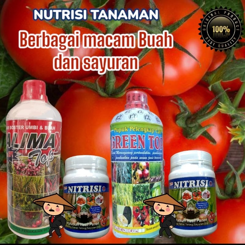 KALIMAX TOP + NITRISI B (NUTRISI B) + GREEN TOP + NITRISI D (NUTRISI D)
