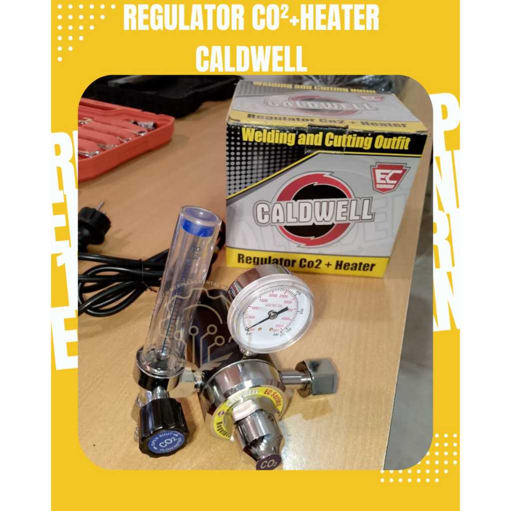 REGULATO CO2 PLUS HEATER REGULATOR LAS CO2+HEATER REGULATOR CO2 HEATER LAS CALDWELL REGULATOR TABUNG