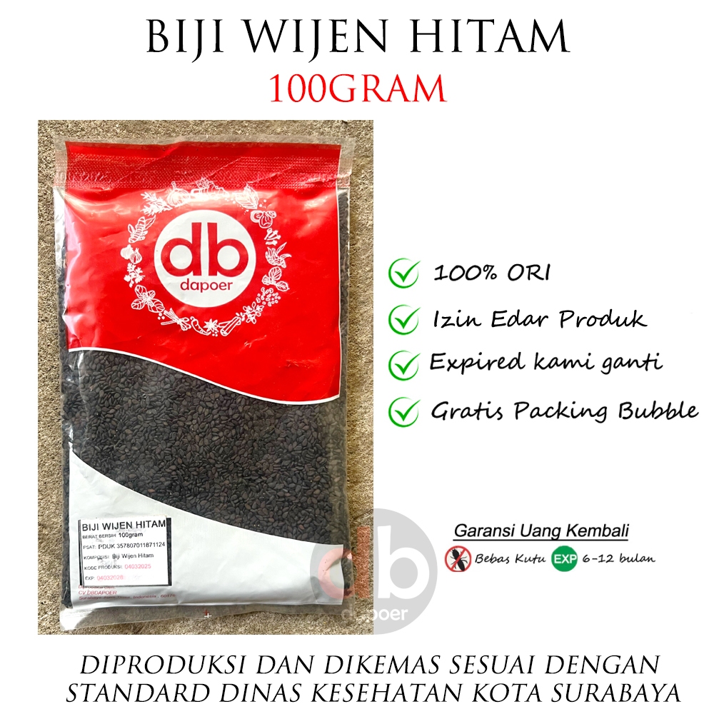 

Wijen Hitam 100gram