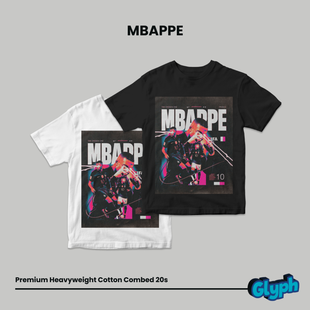 Mbappe Premium Heavyweight Cotton Combed 20s
