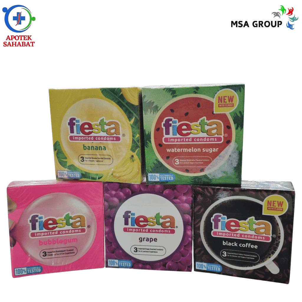 Kondom Fiesta Berbagai Rasa