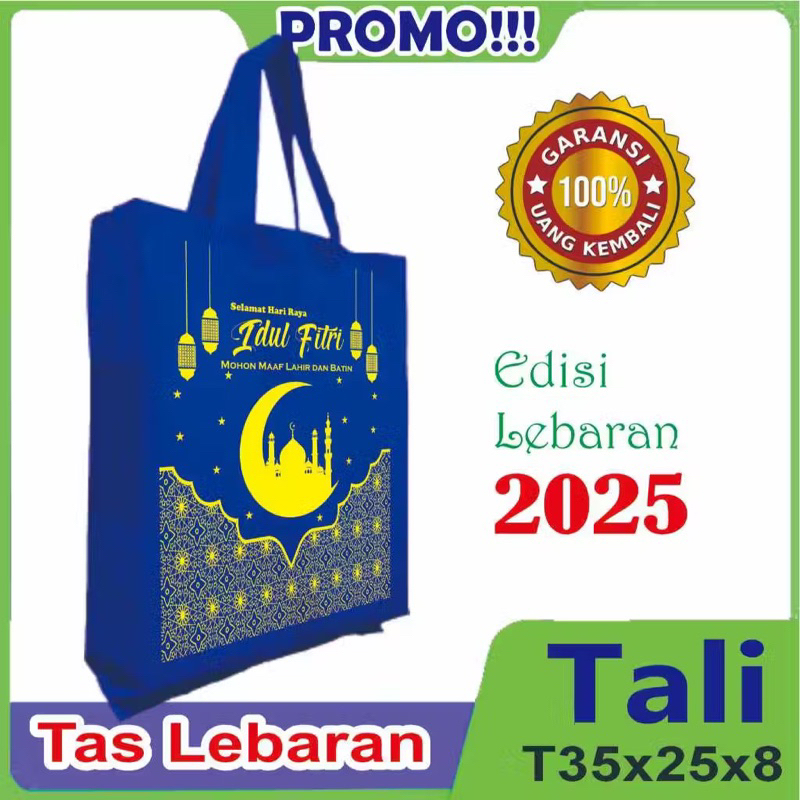 

PROMO Totebag TAS PARCEL BINGKISAN LEBARAN IDUL FITRI BESAR T40x30x8 MURAH Lipat Samping TAS SPUNBOND isi 1 PCS (1 lembar)