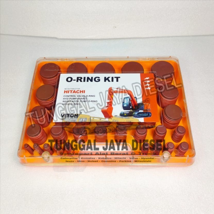 Oring Box O-Ring Seal Kit Box HITACHI Material Bahan VITON ASLI