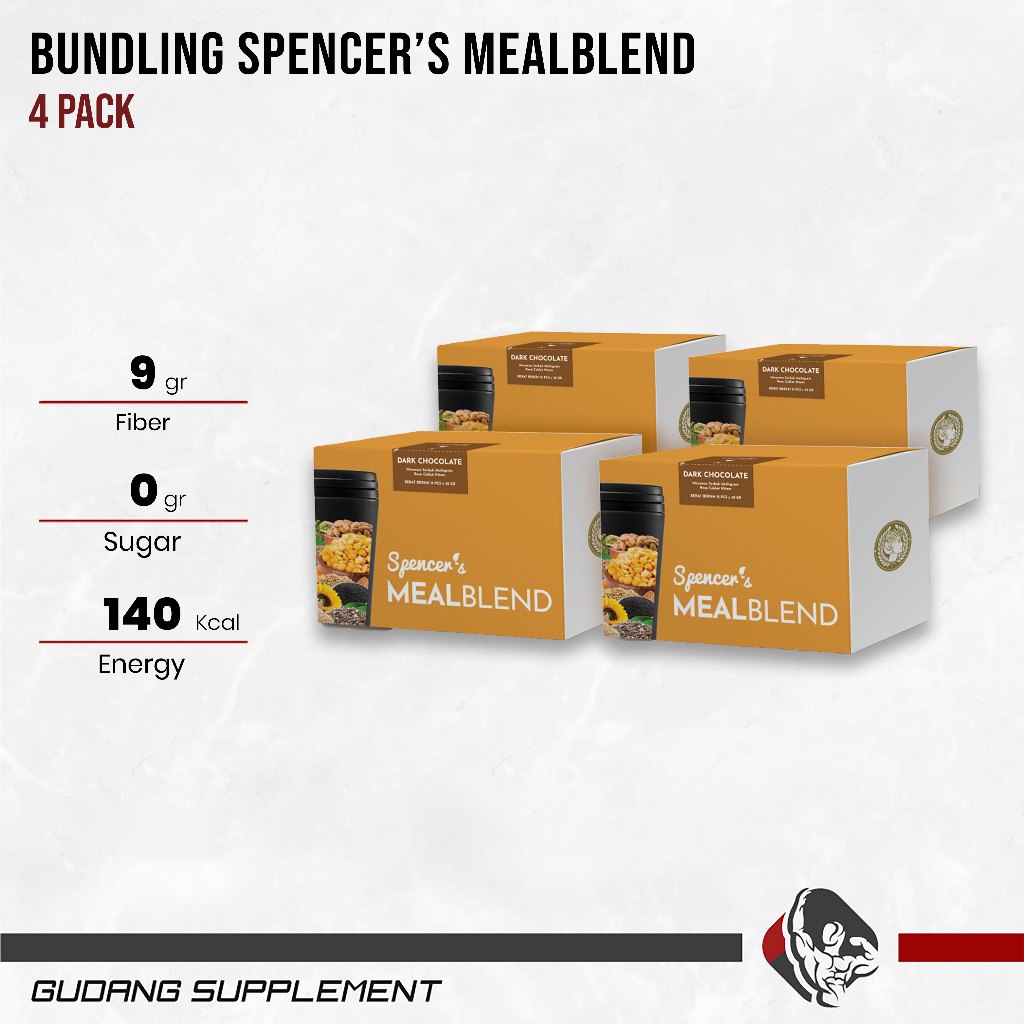 

Promo Bundling 4x Box SPENCERS MealBlend Meal Replacement Nutrisi Multigrain