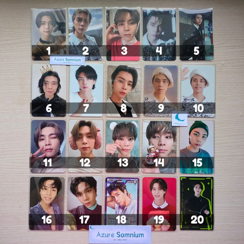 

[BONUS POLAROID] Photocard Official Johnny NCT 127 / All About Johnny / Official / Original