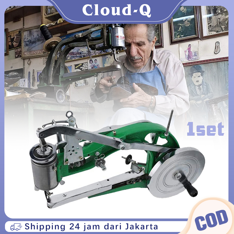 Velvetvibes02 Mesin Jahit Reparasi Sepatu Manual Mesin Penambal Sepatu Untuk Jahit Sol Sepatu Dan