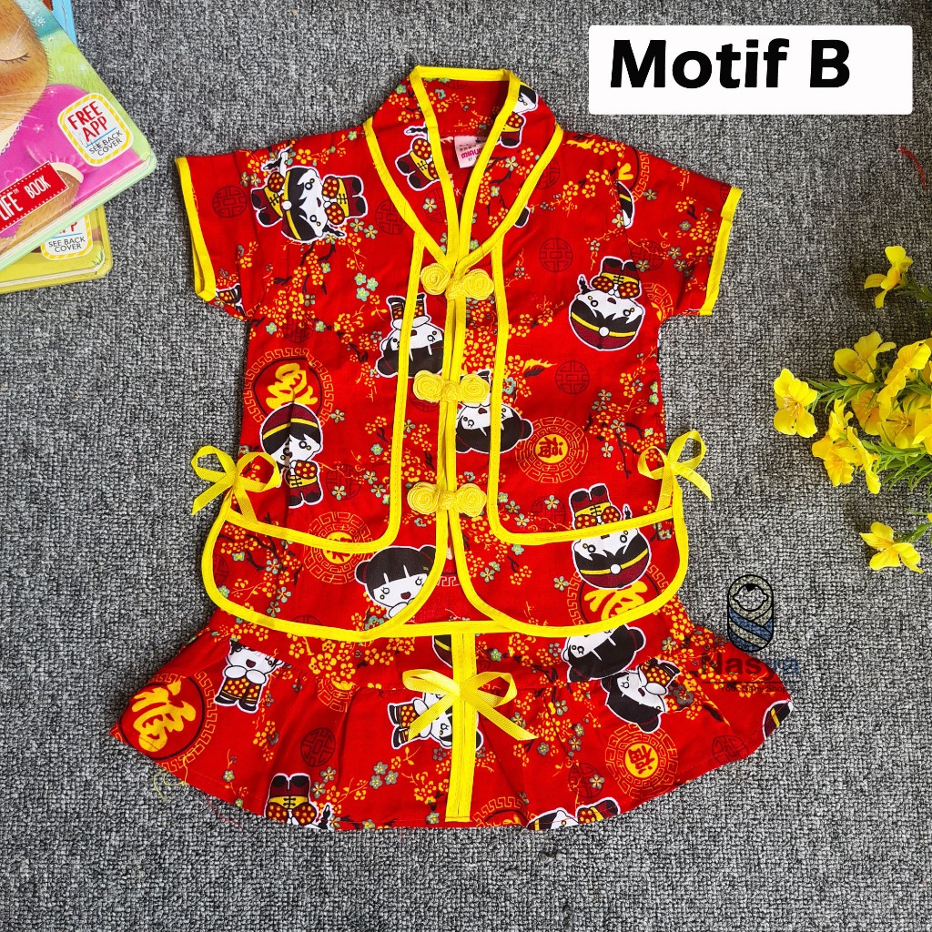 Promo [Kk-016] Baju Cina Anak Perempuan / Setelan Baju Imlek Murah