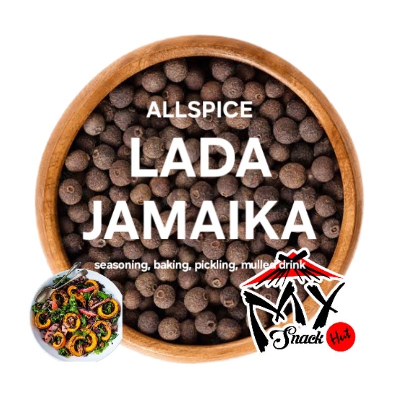

LADA JAMAIKA UTUH 250GR MERICA WHOLE PIMENTA DIOICA BERRY DRIED DRY ALLSPICE ALL SPICE SARVA SUGANDHI