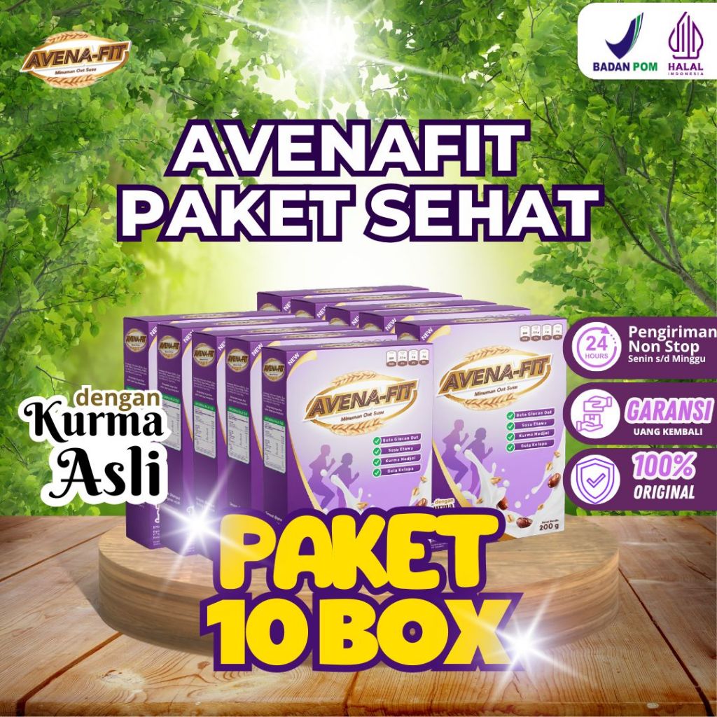 

Paket Reseller 10 Box Avena - Fit Ampuh Atasi Kolesterol Jahat dan Menjaga Kesehatan Jantung